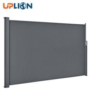 Outdoor Garden Sunshade Aluminum Folding Wind Screen Privacy Divider Retractable Side Awning