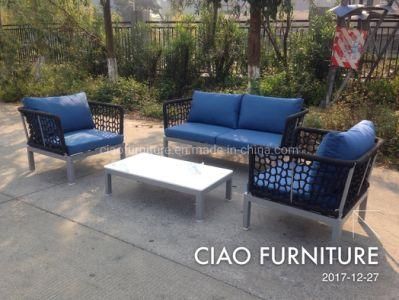 Garden Furniture Wicker Sofa Furniture Hand Weaving Rattan Sofa Set