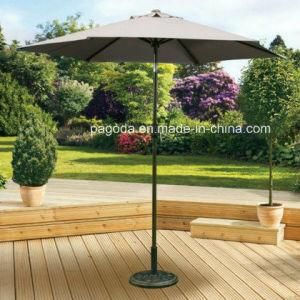 2.5m Taupe Parasol with Crank and Tilt