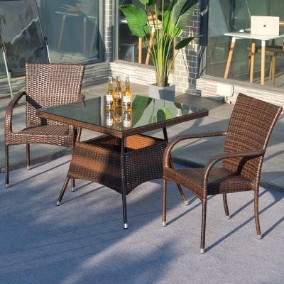 Rattan Outdoor Furniture Terrace Garden Table and Chair Household Furniture