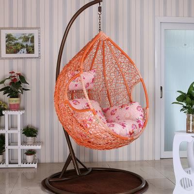 Red Hammock Indoor Household Hanging Basket Rattan Chair