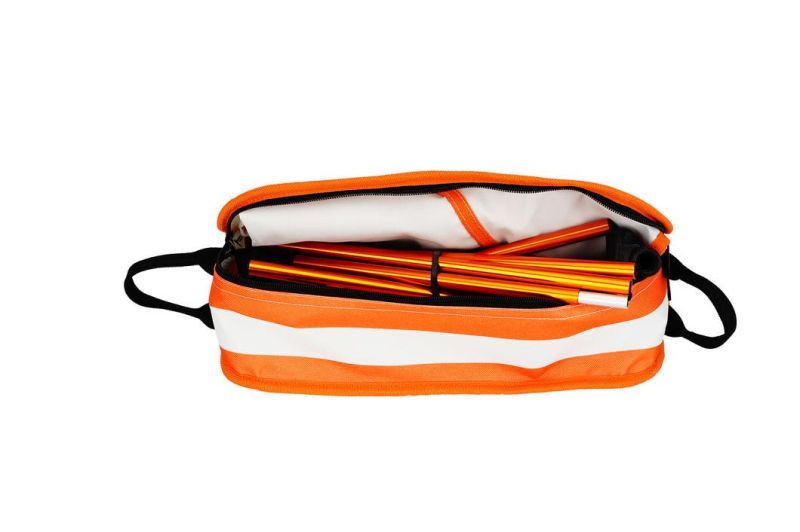 Orange Adjustable Height Compact Ultralight Folding Backpacking Chairs