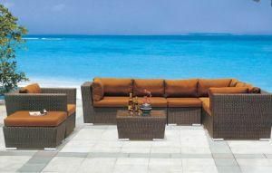 Rattan Outdoor Sofa (817) , Rattan Wicker Sofa, Plastic Garden Sofa