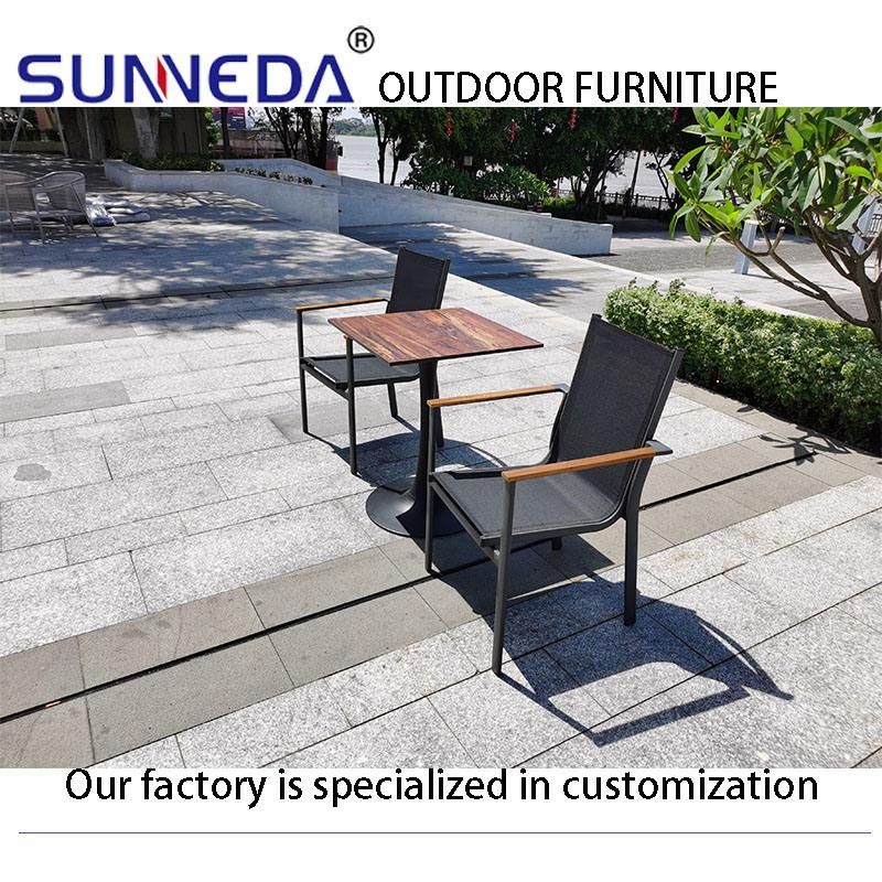 Garden Sets Home Aluminum Modern Outdoor Garden Patio Furniture Chair with Table