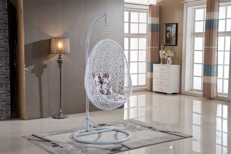 OEM Metal by Sea Egg with Stand Indoor Swing Chair Outdoor Balcony Furniture Patio Swing
