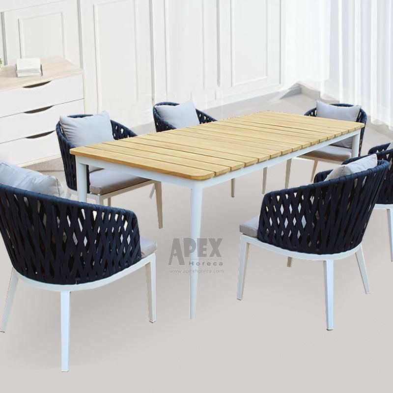 Garden Patio Backyard Dining Set 6 Chairs Dining Room Furniture