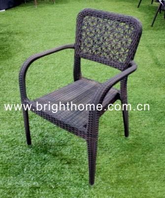 Aluminium Wicker Arm Chair/ Rattan Chair