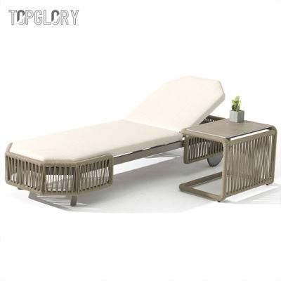 Hotel Project Modern Outdoor Furniture Patio Rattan Wicker Sofa Bed Garden Lounge Beach Daybed