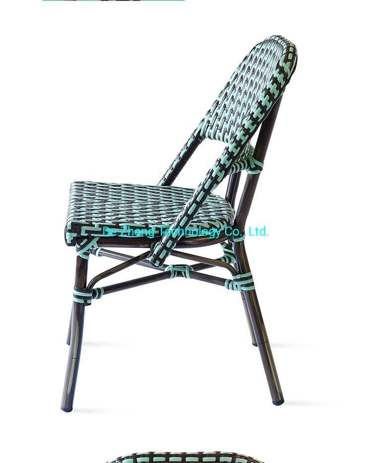 Street Outside Commercial Outdoor Leisure Patio Cane Garden Arm Chair