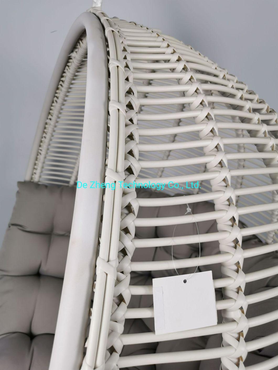 Hot Sale Luxury Design Waterproof Customized Round Shape Outdoor Rattan Swing Chair for Hotel Balcony