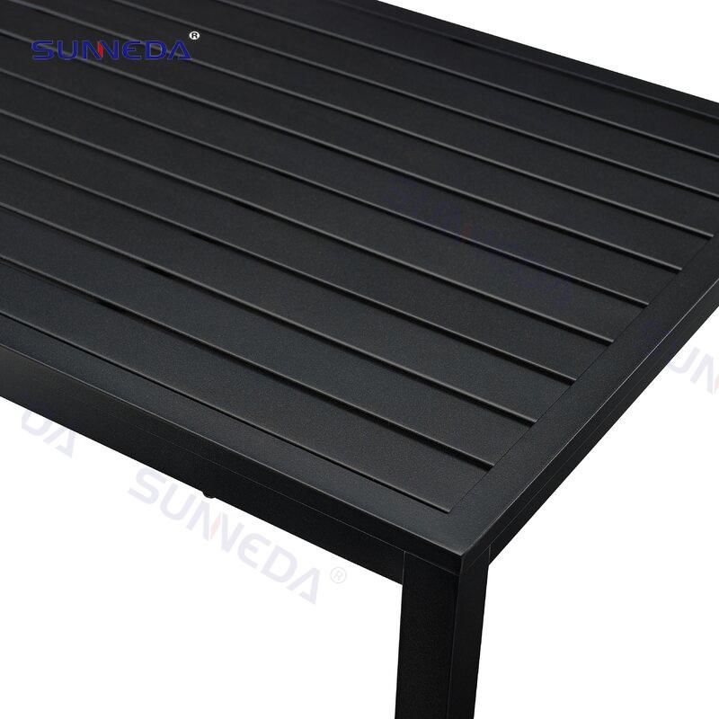 Simple Style Leisure Sofa Set Aluminum Frame Outdoor Garden Chair