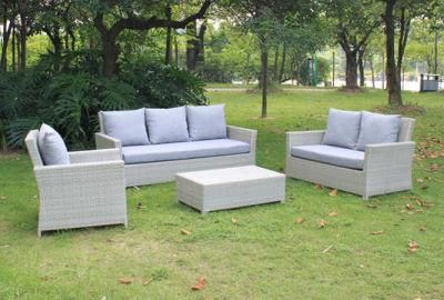 Combination Unfolded Darwin or OEM 2 Seater Rattan L Shaped Outdoor Sofa