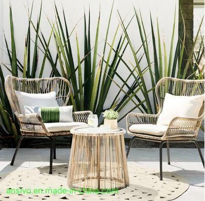 Leisure and Simple Nordic Outdoor Rattan Chairs OEM Provide