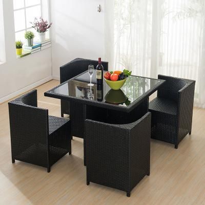 Outdoor Rattan Chair Five Piece Combination Courtyard Outdoor Household