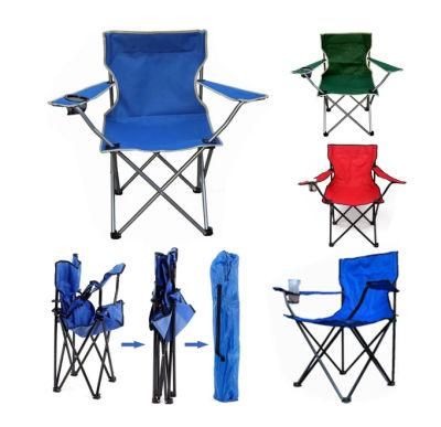 Outdoor Portable Folding Chair Fishing Camping Beach Picnic Chair with Cup Holder