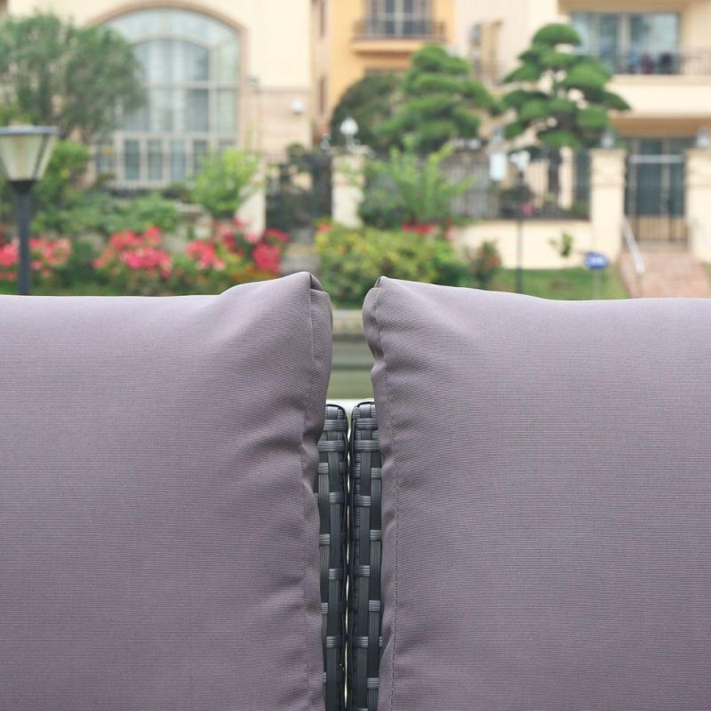 Factory Supply Outdoor Home Garden Furniture Wicker Rattan Outdoor Sofa Set