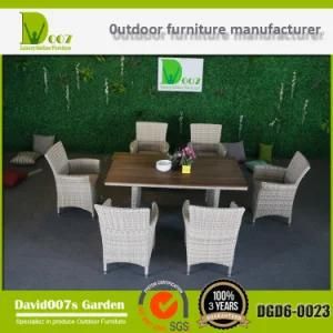 Outdoor Furniture Garden Set Poly Rattan Dining Table Chair Set
