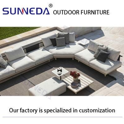 Luxury Outdoor Furniture Design Sectional Garden Sofa Sets with Table