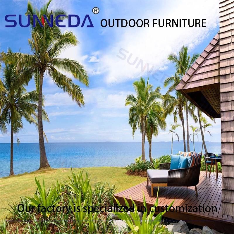Modern Teak Garden Series Combination Sofa