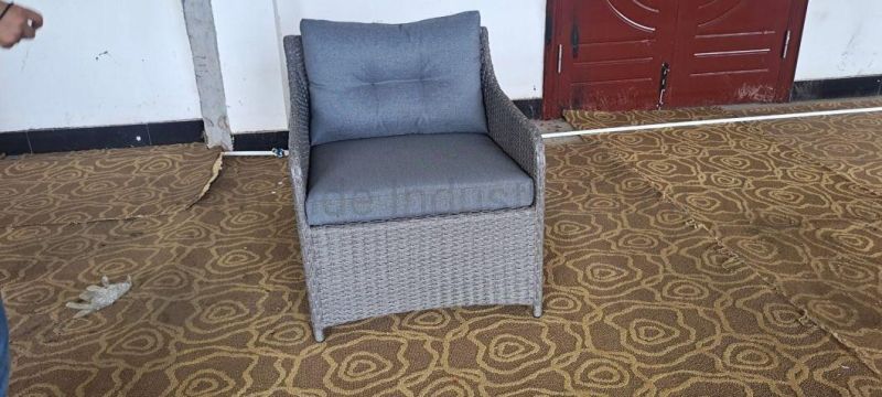 Factory Wicker Outdoor Patio Rattan Sofa Furniture Sofa Set 6PCS