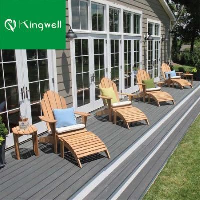 Special Design Style Furniture Teak Wood Patio Frog Chair with Cafe Table Outdoor Garden