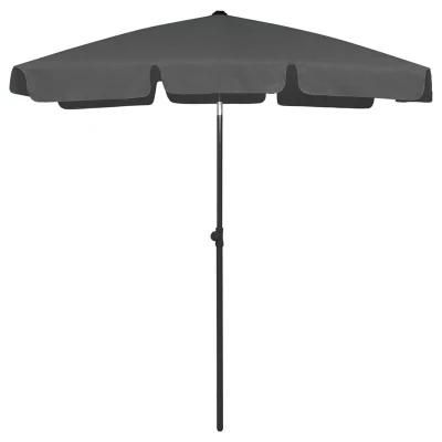 OEM Outdoor Garden Beach Promotional Patio Umbrella Round Aluminum Parasol