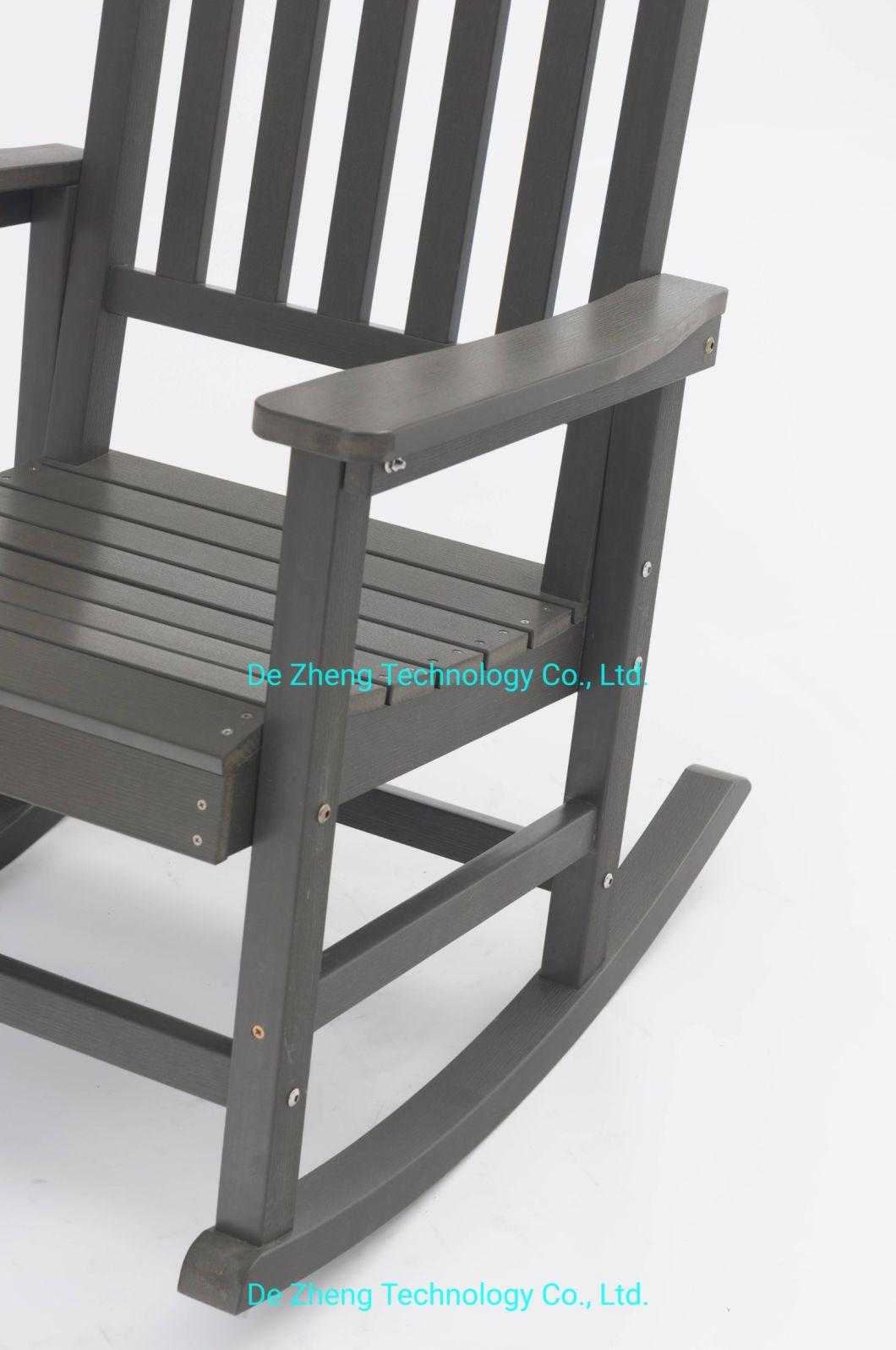 Outdoor Dining Wood Rocking Chair Garden Patio Leisure Wooden Balcony Chair