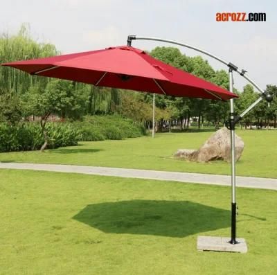Factory Wholesale Outdoor Garden Aluminum Beach Parasol Sunshade Umbrella