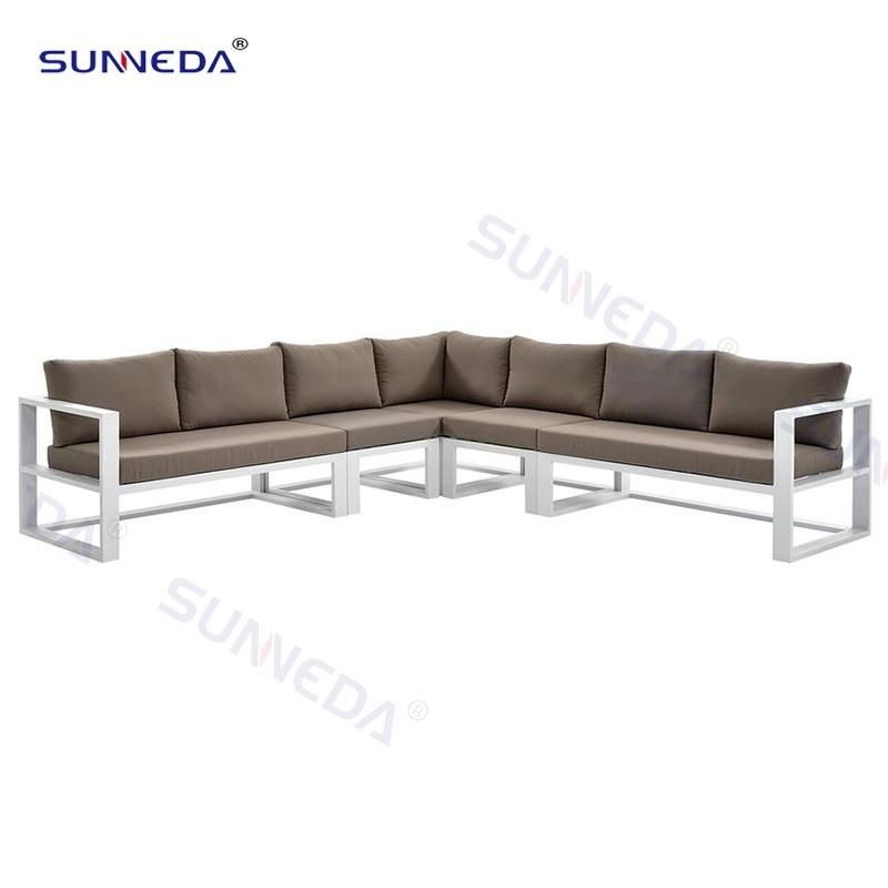 Luxury Outdoor Patio Aluminum Furniture Leisure Simple Sofa Sets