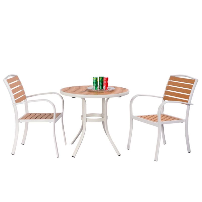 Hot Selling China Factory Aluminum Outdoor Stacked Waterproof Dining Chair