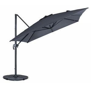 Restaurant Outdoor Offset Hanging Parasol Umbrella UV-Proof Garden Patio Square Strong Roma Cantilever Umbrella