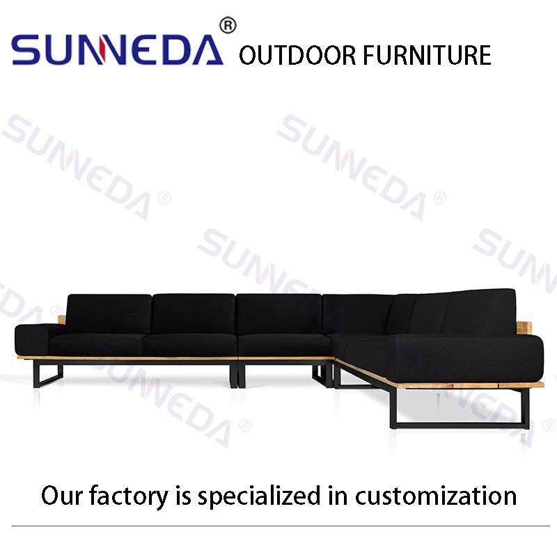 Modern Design Aluminum Outdoor Sofa Aluminum Garden Furniture Sofa