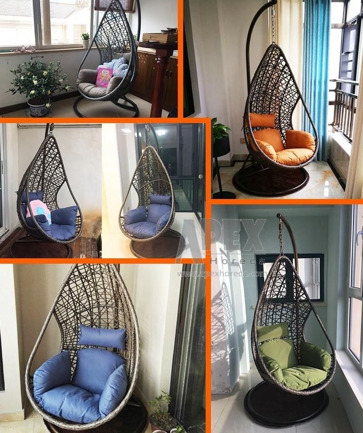 Patio Outdoor Wicker Hanging Chair Garden Furniture Rattan Furniture Swing
