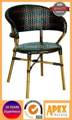 Dining Chair Cafe Furniture Bamboo Look Patio Furniture Chair