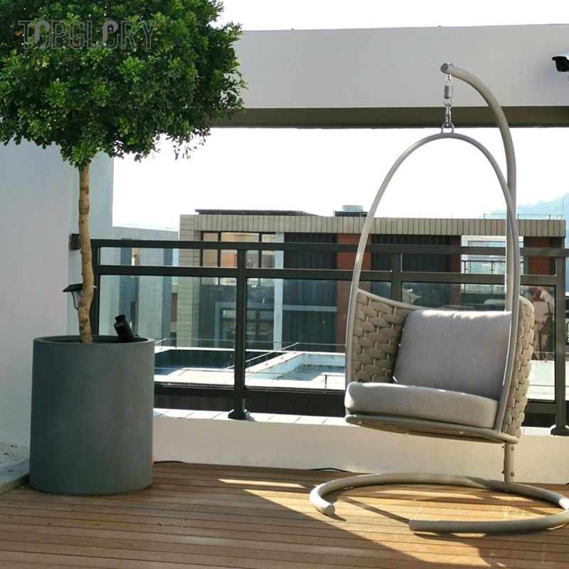 Customized New OEM Foshan Outdoor Swing Swinging Chair Patio Swings with Factory Price