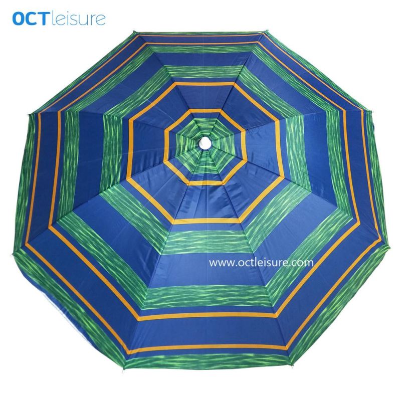 Classic Beach Umbrella with Nylon Cover (OCT-BUN22)