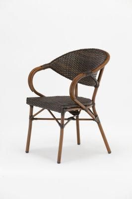 Aluminum PE Rattan Chairs for Garden Party Vineyard