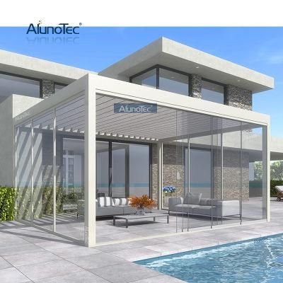 Customized Outdoor Spa Wedding Tent Camping Gazebo Aluminium Awning Roof Bioclimatic Pergola Kit