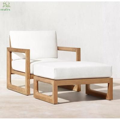 Wholesale Teak Wood Sofa Garden Sets Outdoor Furnitures Patio Sofa