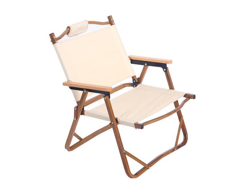 Willestoutdoor Beech Folding Chair Camping Beach Solid Wood Butterfly Chair Mountain Camping Leisure Chair