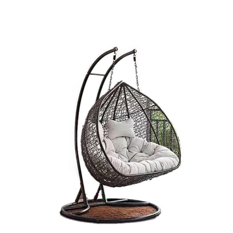 Wholesale Garden Home Wicker Hanging Rattan Outdoor Round Swing Chair