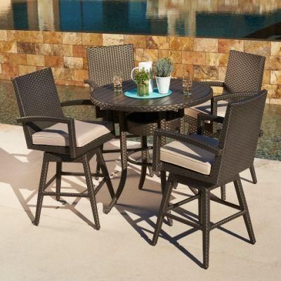 Well Furnir 5PC Bar Height Dining Set (Wf-17119)