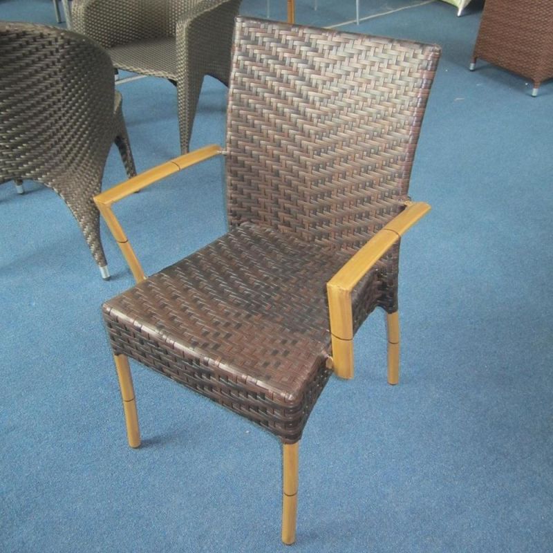 Hot Sell All Weather Outdoor Wicker Furniture Garden Dining Table and Chair Rattan Dining Set