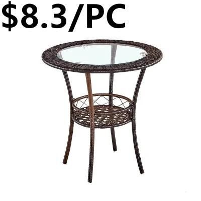 Stackable Modern Outdoor Cafeteria Balcony Patio Rattan Chair