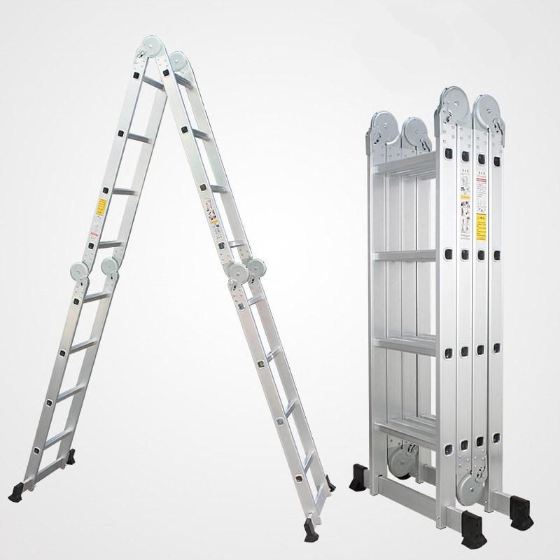 Wholesaler Portable Folding Aluminum Step Ladder Warehouse for Use