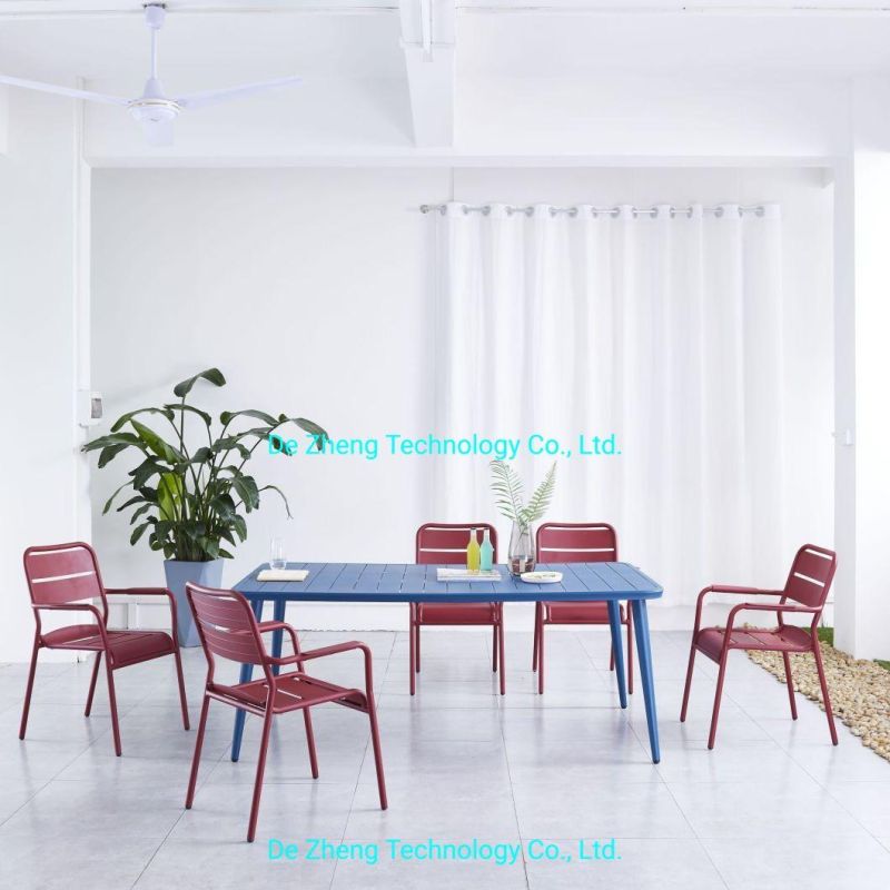 China Wholesale Modern Patio Dining Durable Restaurant Garden Outdoor Furniture
