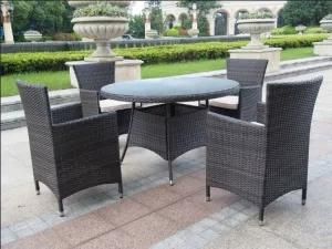 Rattan Furniture Garden Modern Patio Hotel Dining Round Table Chair