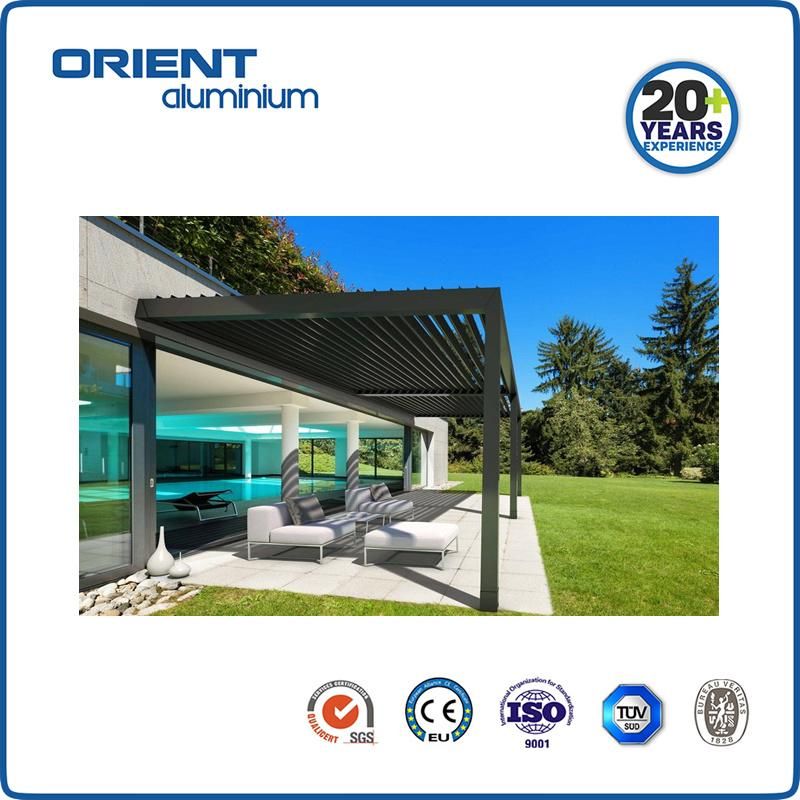 Modern Design Decorate Garden Aluminum Alloy 3X3 Meters Pergola in Factory