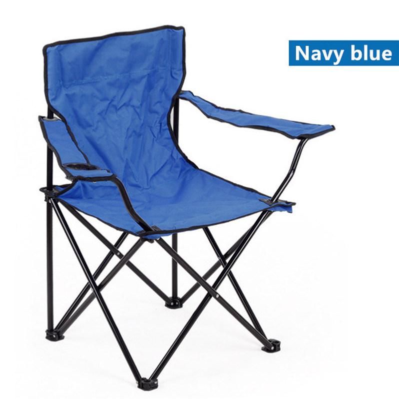 China Factory Outdoor Leisure 600d Oxford Foldable Beach Chair for Camping/Fishing