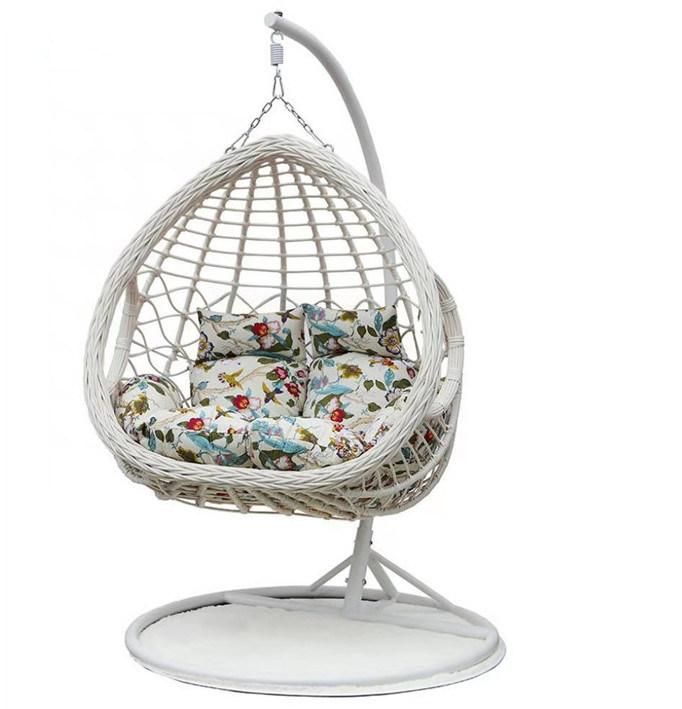 Outdoor Home Patio Garden Rocking Rattan Hanging Wicker Swing Chair